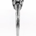 044bbr | Antique Filigree Ring | for a .75ct. to .85ct. round stone | Regal Setting