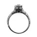 044bbr | Antique Filigree Ring | for a .75ct. to .85ct. round stone | Regal Setting