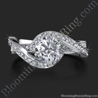 Split Shank with Twist Wraps Around Dual Looped Band - 2