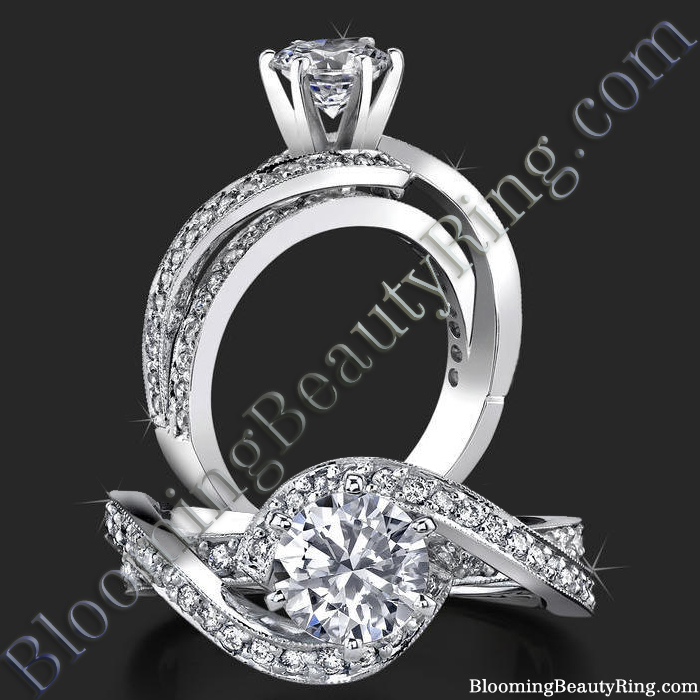 Split Shank with Twist Wraps Around Dual Looped Band - bbr446