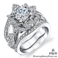 The Large Lotus Swan Double Band Flower Set