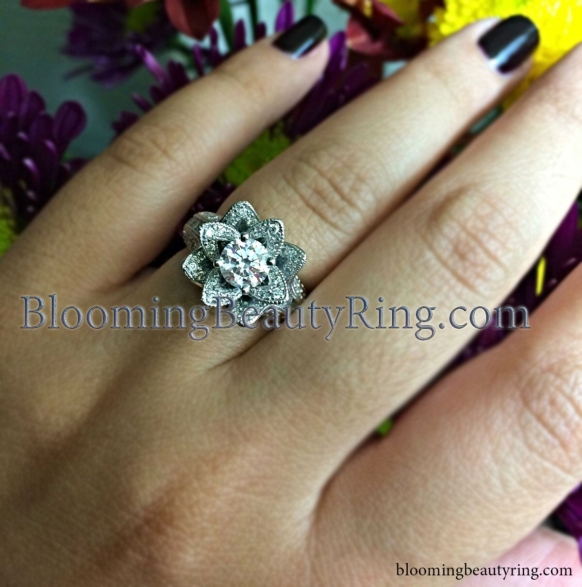 Unique Flower Rings