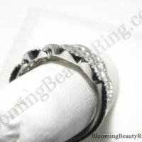 starry nights round diamond white gold fashion ring