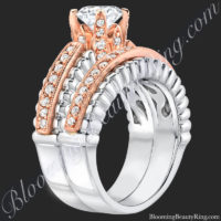 unique two toned gold ring