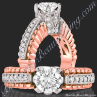 White and Rose Gold