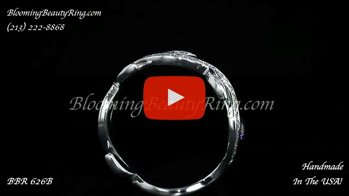 0.50 ctw. Matching Wedding Band BBR-626B standing up video
