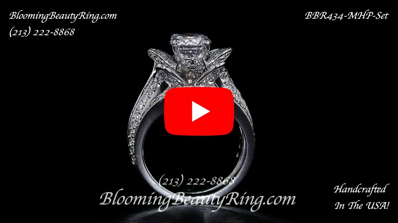 1.67 ctw. Original Small Blooming Beauty Flower Ring Set – bbr434mset