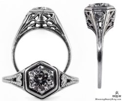 012bbr vintage filigree rings
