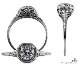 013bbr antique filigree engagement rings