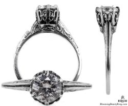 026bbr vintage filigree rings