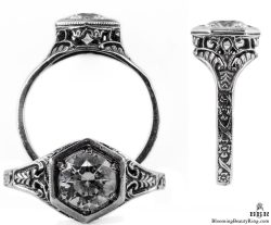 101bbr vintage filigree rings