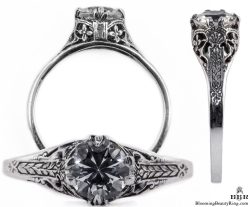 132bbr vintage filigree rings