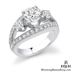 1.15 ctw. 14K Gold Diamond Engagement Ring - nrd318