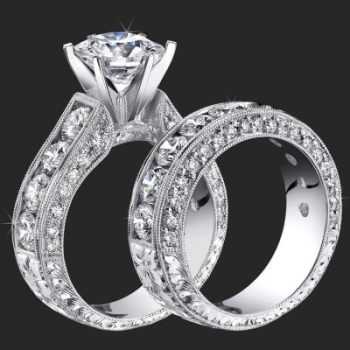 Jewelers Above And Beyond with More Than 4 Carats of Huge Top Quality Round Diamonds