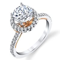 .45 ctw. Halo Engagement Ring BBR-675E