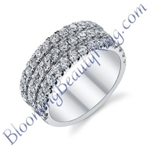 VWR-576 | 3 Row Vintage Wedding Ring