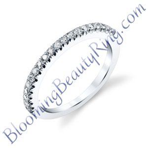 VWR-596b | Half Moon Vintage Wedding Band