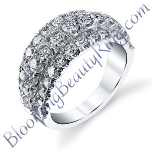 VWR-603 | Rising Center Vintage Wedding Ring