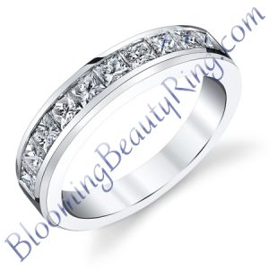 VWR-609b | Princess Vintage Wedding Ring