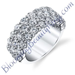 VWR-622 | Rich With Diamonds Vintage Wedding Band