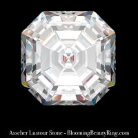 .50 ct. Asscher Lustour Stone