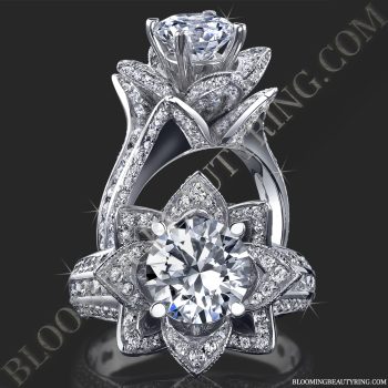 1.78 ctw. Original Large Blooming Beauty Flower Ring – bbr434