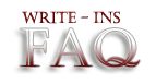 Customer Asked / Customer Write-Ins Frequently Asked Questions