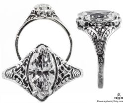 m002bbr vintage filigree rings
