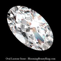 .50 ct. Oval Lustour Stone