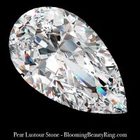 .50 ct. Pear Lustour Stone