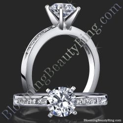 .30 ctw. Diamond Channel Set Solitaire Engagement Ring