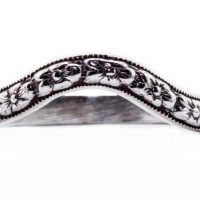 wb026bbr | Antique Filigree Wedding Band | Curved | Engraved | Thin Band with Flower Detailing<br>$731